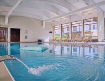 indoor, swimming pool, swimming, water, ceiling